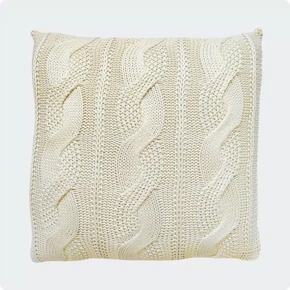 Almofada Tricot Trança